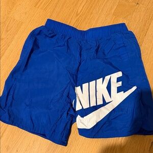 Nike Men's Athletic Shorts in Blue and White